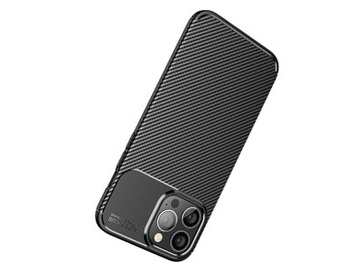 Carbon Fiber Black (�ierny) - Ochrann� kryt (obal) pre Apple iPhone 13 Pro Max