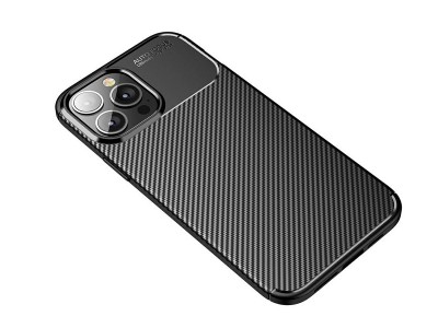 Carbon Fiber Black (ern) - Ochrann kryt (obal) pro Apple iPhone 13 Pro Max