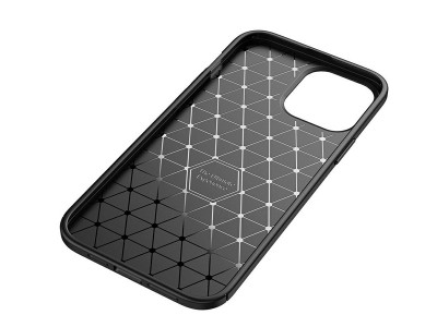 Carbon Fiber Black (�ierny) - Ochrann� kryt (obal) pre Apple iPhone 13 Pro Max