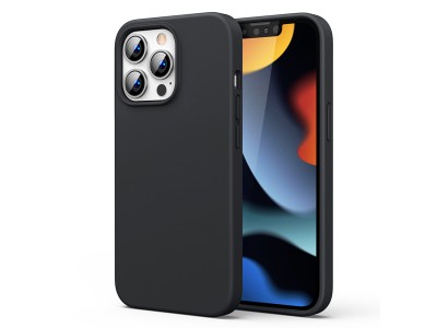 Liquid Silicone Cover Black (ierny) - Ochrann kryt (obal) na Apple iPhone 13 Pro