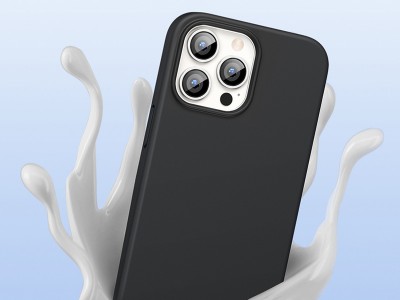 Liquid Silicone Cover Black (ierny) - Ochrann kryt (obal) na Apple iPhone 13 Pro **AKCIA!!