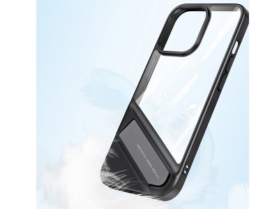 Ugreen Kickstand Fusion  Ochrann kryt s opierkou pre Apple iPhone 13 Pro (ierny)