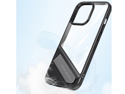 Ugreen Kickstand Fusion � Ochrann� kryt s opierkou pre Apple iPhone 13 (�ierny)