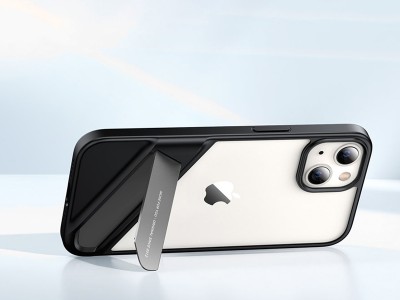 Ugreen Kickstand Fusion  Ochrann kryt s opierkou pre Apple iPhone 13 Pro (ierny)