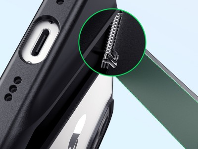 Ugreen Kickstand Fusion � Ochrann� kryt s opierkou pre Apple iPhone 13 (�ierny)