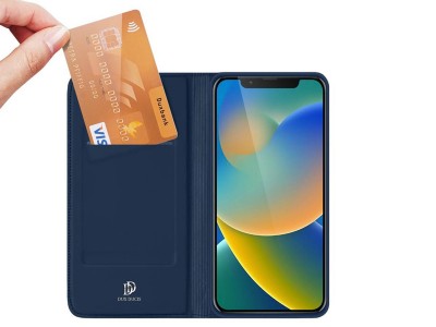 Luxusn� Slim Fit puzdro (modr�) pre Apple iPhone 14 Plus