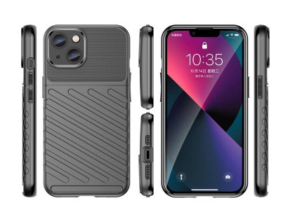 Thunder Defender Black (�ern�) - Odoln� ochrann� kryt (obal) na Apple iPhone 14 Plus