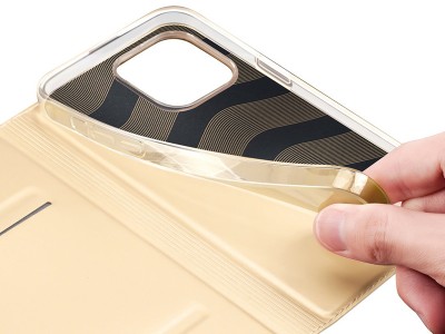 Luxusné Slim Fit puzdro (zlaté) pre Apple iPhone 14 Pro