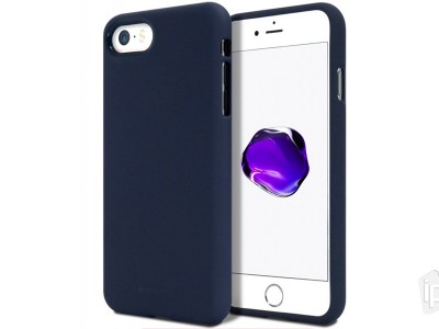 Jelly TPU Matte Blue (tmavomodr) - Ochrann kryt (obal) na Apple iPhone 5S / SE