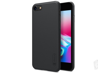 NILLKIN Super Frosted SHIELD (čierny) - Luxusný ochranný kryt (obal) pre Apple iPhone SE 2020 / 8 / 7