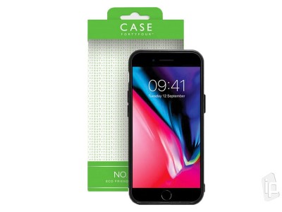 Case FortyFour No.100 Eco Friendly (�ierny) - Kompostovate�n� obal pre Apple iPhone 7 Plus / 8 Plus **AKCIA!!