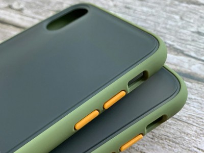 Dual Shield Green (zelen) - Ochrann kryt (obal) pre Apple iPhone X / XS **VPREDAJ!!