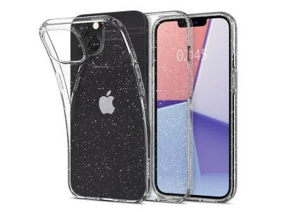 Spigen Liquid Crystal Glitter (ry) - Luxusn ochrann kryt pre Apple iPhone 13