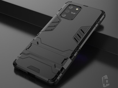 Armor Stand Defender (ierny) - Odoln kryt (obal) na Samsung Galaxy S10 Lite