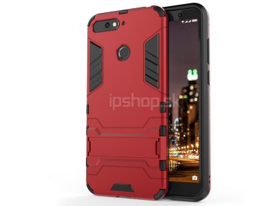 Armor Stand Defender Red (erven) - odoln ochrann kryt (obal) na Huawei Y6 Prime 2018/ Honor 7A