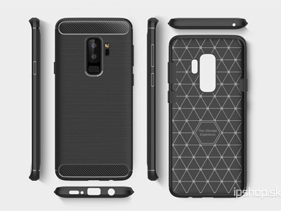 Fiber Armor Defender Black (ierny) - odoln ochrann kryt (obal) na Samsung Galaxy S9 Plus