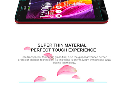 Amazing H - Temperovan� tvrzen� sklo + 2 x f�lie na �o�ku fotoapar�tu pro ASUS Zenfone C **AKCIA!!