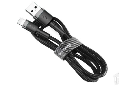 Baseus Cafule Cable Lightning Cable 2.4A (�ierny) - Synchroniza�n� a nab�jac� k�bel pre Apple zariadenia (0,5m) **AKCIA!!