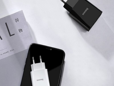 Baseus Wall Charger 2x USB 2.1A (biely) - Nabjac adaptr pre 2 zariadenia