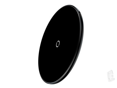 Baseus Simple Wireless Charger (černá) - Bezdrôtová indukčná rýchlonabíječka 10W + kabel Lightning (Apple) (rozbalený/vrátený kus)