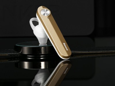 Baseus Wireless Earphone A01 Gold (zlat) - Bluetooth Handsfree slchadlo s mikrofnom