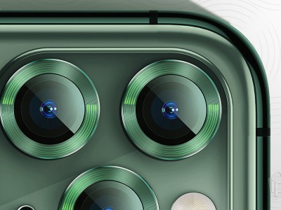 Alloy Protection Rings (strieborn) - 3x ochrann oovky na zadn kamery pre Apple iPhone 11 Pro / Pro Max