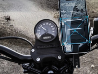 Baseus Knight Bike Holder (ern) - Univerzln drk smartfnov na riadidl bicykla (motorky) **AKCIA!!