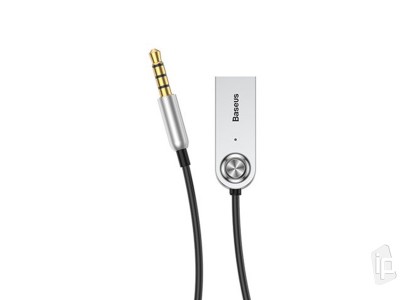 BASEUS BA01 USB Wireless Bluetooth Adapter 3.5 mm Jack Cable (ierny) - Zvukov adaptr