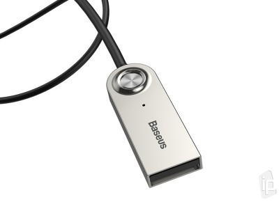BASEUS BA01 USB Wireless Bluetooth Adapter 3.5 mm Jack Cable (ierny) - Zvukov adaptr
