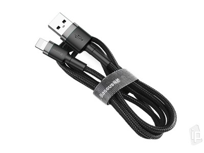 Baseus Cafule Cable (�ierny) - Nab�jac� a synchroniza�n� k�bel USB-Lightning pre Apple zariadenia (3m)