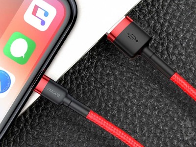 Baseus Cafule Cable Lightning 1.5A (�erven�) - Synchroniza�n� a nab�jac� k�bel pre Apple zariadenia (2m) **AKCIA!!