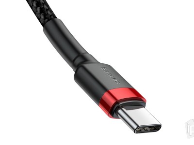 Baseus Cafule Type-C PD2.0 Cable (erven) - Nabjac data kbel USB-C s rchlym prenosom dt 20V / 3A (1m)