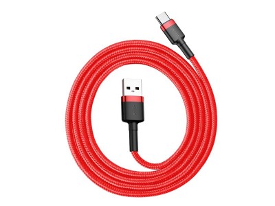 Baseus Cafule Cable (erven) - Synchronizan a nabjec kabel USB-C (1m)