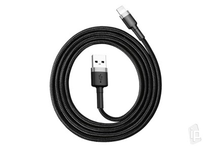 Baseus Cafule Cable (ierny) - Nabjac a synchronizan kbel USB-Lightning pre Apple zariadenia (1m) **AKCIA!!