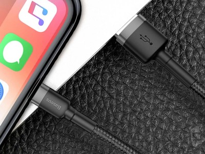 Baseus Cafule Cable (�ierny) - Nab�jac� a synchroniza�n� k�bel USB-Lightning pre Apple zariadenia (1m) **AKCIA!!