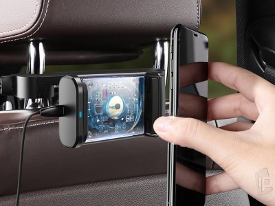 Baseus Backseat 15W Qi drk pod opierku auta s bezdrtovm nabjanm pro telefony od 4.7" - 6.5"
