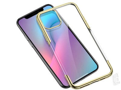 BASEUS Glitter Series Gold (zlat) - Ochrann kryt (obal) na Apple iPhone 11