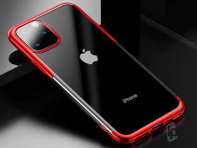 BASEUS Glitter Series Red (erven) - Ochrann kryt (obal) na Apple iPhone 11