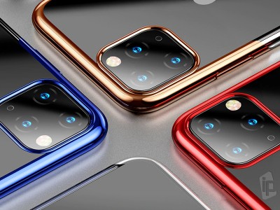 BASEUS Glitter Series Red (erven) - Ochrann kryt (obal) na Apple iPhone 11 Pro Max **AKCIA!!