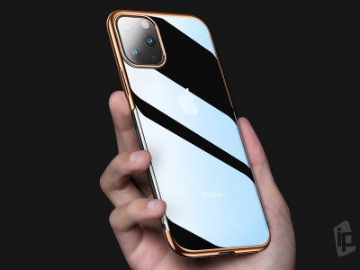 BASEUS Glitter Series Silver (strieborn) - Ochrann kryt (obal) na Apple iPhone 11 Pro