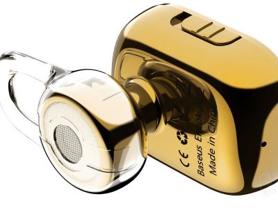 Baseus Encok A02 Gold (zlat) - Bluetooth Handsfree sluchadlo s mikrofnom **AKCIA!!