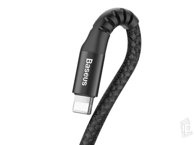 Baseus Fish Eye Spring Cable - Na�ahovac� k�bel pre zariadenia Apple (38-100 cm) **AKCIA!!