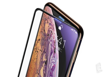 Baseus "Case Friendly" Tempered Glass Black (ierne) - 1 x Tvrden sklo na displej pre Apple iPhone X / XS / 11 Pro s krytkou na reproduktor proti prachu **AKCIA!!