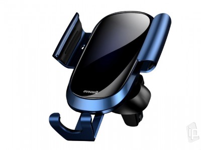 Baseus Future Glass Phone Holder (modr) - driak do auta do mrieky ventiltora
