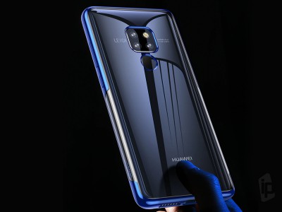 BASEUS Glitter Series Blue (modr) - Ochrann kryt (obal) na Huawei Mate 20 Pro **VPREDAJ!!