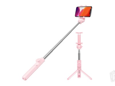 BASEUS Folding Bracket Stick (ruov) - Bluetooth selfie ty so statvom - 65cm **AKCIA!!