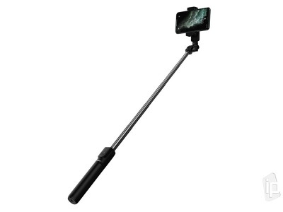 BASEUS Lovely Bluetooth Selfie Stick II (ierna) - Selfie ty so statvom **AKCIA!!