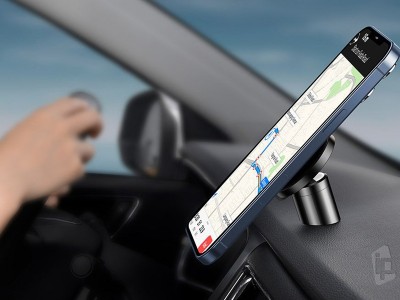 Baseus Magnetic Car Mount  Univerzlny magnetick driak do auta s funkciou MagSafe pre Apple iPhone sriu 12 a 13