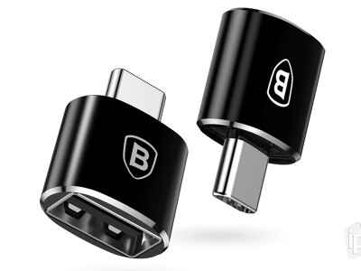 Baseus OTG synchronizan a nabjac adaptr USB-C / USB 3.0 (ierny)