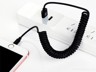 Baseus elastick kabel pro Apple iPhone, iPad a iPad Air (dka 40-120 cm)